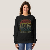 Sweatshirt Août 1963 59e anniversaire 59 ans (Devant entier)