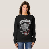 Sweatshirt Apache Tribe Amérindien Fière Arrow Vi (Devant entier)