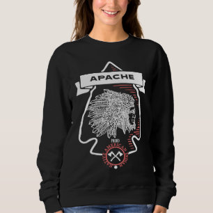 Sweatshirt Apache Tribe Amérindien Fière Arrow Vi
