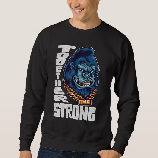 Sweatshirt Apes Together Strong Meme Stock Short Squeeze (Devant)