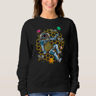 Sweatshirt Apiculteur drôle Astronaute Espace Rayon de miel B