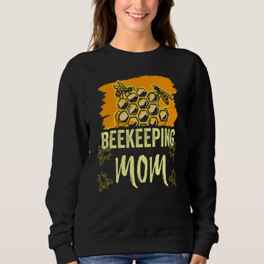 Sweatshirt Apiculture Maman Hobby Bees Beekeeper Dit Mère (Devant)