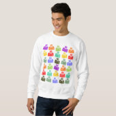 Sweatshirt Appareils-photo colorés (Devant entier)