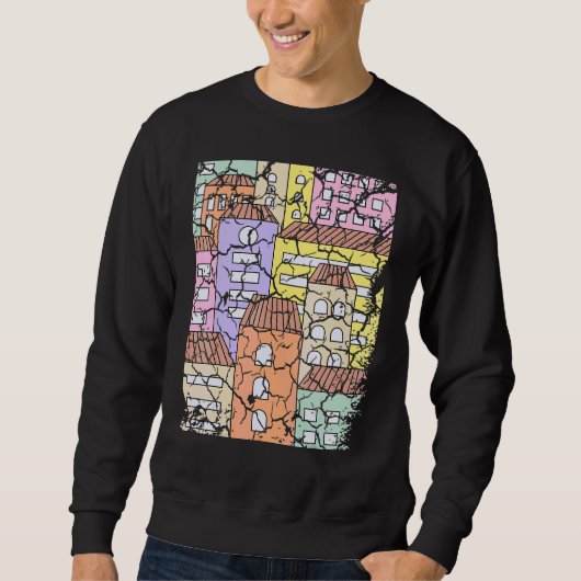 Sweatshirt Appartements de ville en difficulté (Devant)