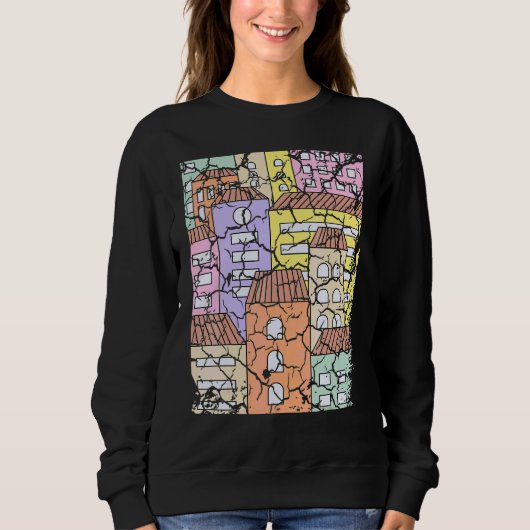 Sweatshirt Appartements de ville en difficulté (Devant)