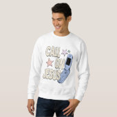 Sweatshirt Appel à Jésus - Retro Faith Design (Devant entier)