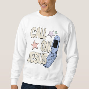 Sweatshirt Appel à Jésus - Retro Faith Design