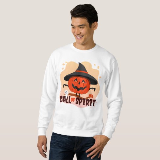 Sweatshirt Appel de l'Esprit d'Halloween (Devant entier)