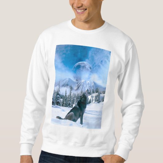 Sweatshirt Appel de loup (Devant)