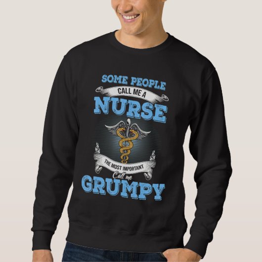 Sweatshirt Appelez-Moi Une Infirmière Le Plus Important Appel (Devant)