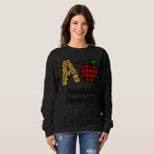 Sweatshirt Apple A Is For Assistant Principal Back To School (Devant entier)