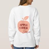 Sweatshirt Apple Cider Women's T-Shirt – Cozy Autumn Minimal  (Dos)