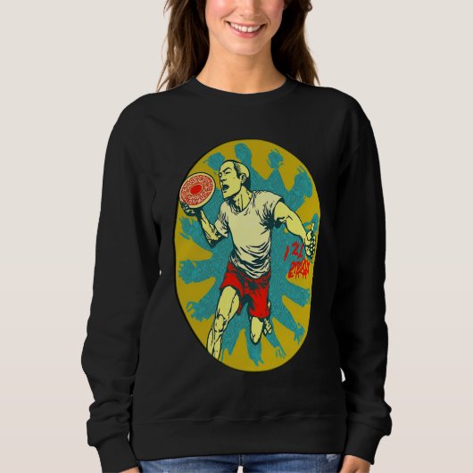 Sweatshirt Application de retraite ultime de Frisbee Apprécia (Devant)