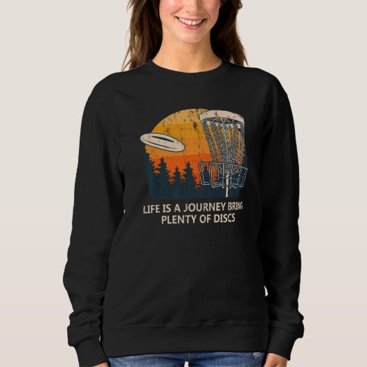 Sweatshirt Apporter Beaucoup De Disques Positivité Disque Gol (Devant)