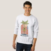 Sweatshirt "Apportez des cache-oreilles !" Graphisme hurleur  (Devant entier)