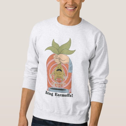 Sweatshirt "Apportez des cache-oreilles !" Graphisme hurleur  (Devant)