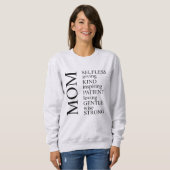 Sweatshirt Appréciation de maman (Devant entier)