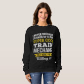 Sweatshirt Appréciation de Mécanicien de Train (Devant entier)
