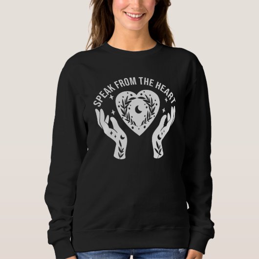 Sweatshirt Appréciation du Pathologiste du langage vocal SLP (Devant)