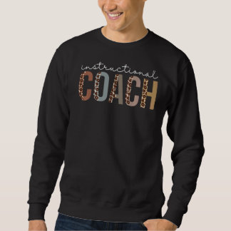 Sweatshirt Appréciation Leopard De L'Entraîneur Instructif Po