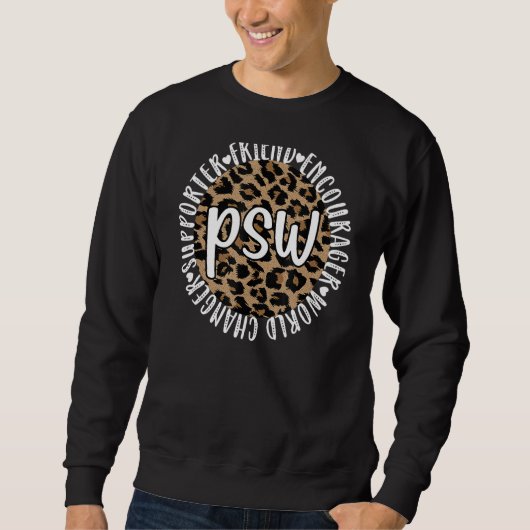 Sweatshirt Appréciation Psw Personnel Support Worker 2 (Devant)
