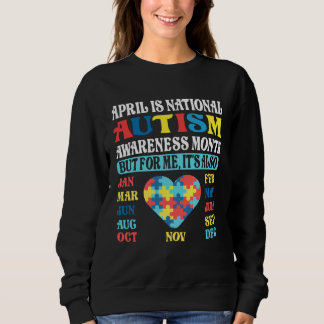 Sweatshirt April is National Autism Awareness Month Kids Boy 