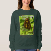 Sweatshirt Aquarelle à papillon coloré Nature Personnalisée (Devant)