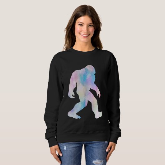 Sweatshirt Aquarelle Bigfoot (Devant entier)