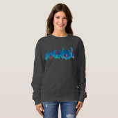 Sweatshirt Aquarelle d'horizon de Buffalo (Devant entier)