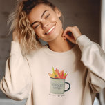 Sweatshirt Aquarelle Météo Coulée Feuilles Automne<br><div class="desc">Préparez-vous à vous ressourcer avec style grâce à notre design personnalisé "Cuddle Weather", parfait pour la saison d'automne! Ce sweatshirt est un cadeau idéal pour les couples, les amis et la famille, qui embrassent la chaleur et le confort de l'automne. Le design exquis présente une belle aquarelle et une représentation...</div>