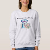 Sweatshirt Aquarelle Turquoise Stand Mixer Le Personnel De La (Devant)