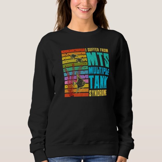 Sweatshirt Aquarium Aquarist Mts Syndrome Multiples Poissons (Devant)