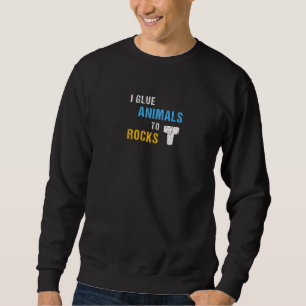 Sweatshirt Aquarium d'eau salée Poisson réservoir I Colle Ani