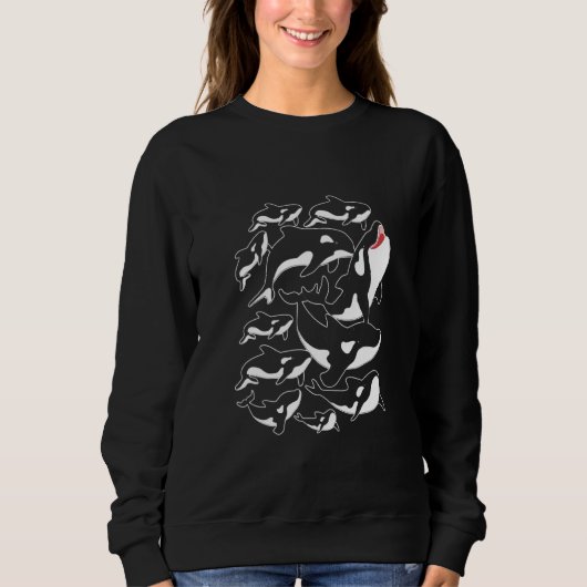 Sweatshirt Aquarium Killer Whale Océan Animal Mer Orca Tank (Devant)
