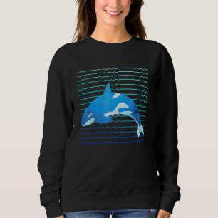 Sweatshirt Aquarium Ocean Animal Killer Whale Aquarist Orca