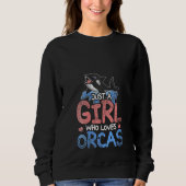 Sweatshirt Aquarium pour femmes Orca Sea Animal Girls Femmes (Devant)