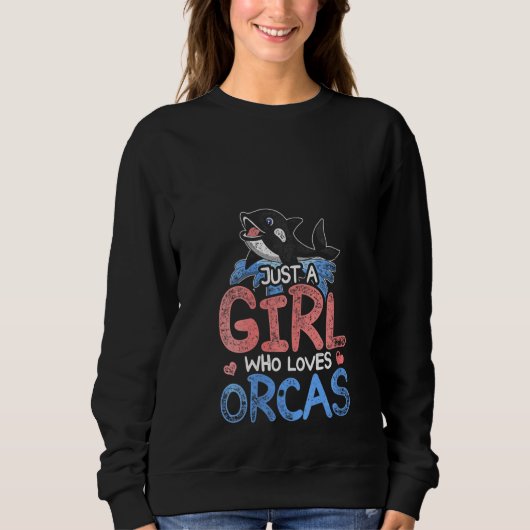 Sweatshirt Aquarium pour femmes Orca Sea Animal Girls Femmes (Devant)
