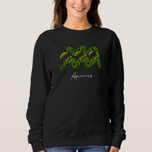 Sweatshirt Aquarius Ankara Zodiac Tess Par Berts 1