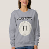 Sweatshirt aquarius zodiac (Devant)
