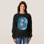 Sweatshirt Aquarius Zodiac Horoscope Astrologie Astronomie Fe (Devant entier)