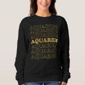 Sweatshirt Aquarius Zodiac Sign_2 (Devant)