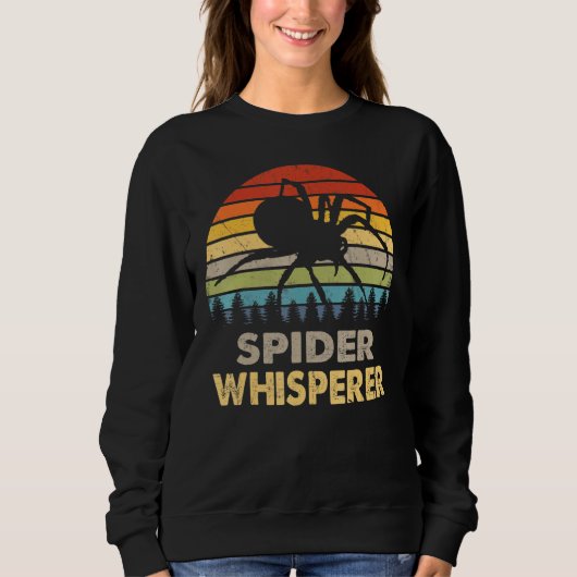 Sweatshirt Araignée rétro Whisperer (Devant)