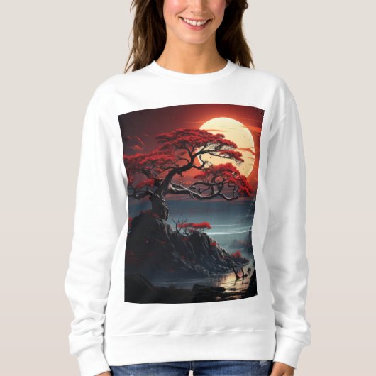 Sweatshirt Arbre bonsaï (Devant)