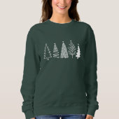 Sweatshirt Arbre de Noël (Devant)