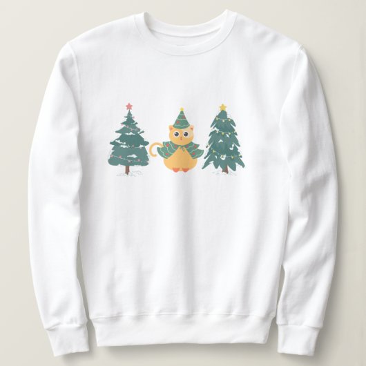 Sweatshirt Arbre de Noël (Design devant)