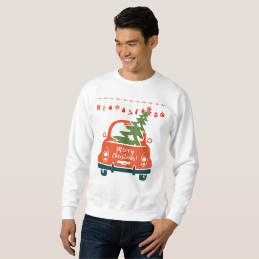 Sweatshirt Arbre de Noël (Devant entier)