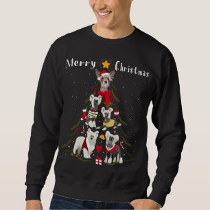 Sweatshirt Arbre de Noël Chinois Crested Lover Xmas Chien Own