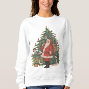 Sweatshirt Arbre de Noël du Père Noël du Victoria