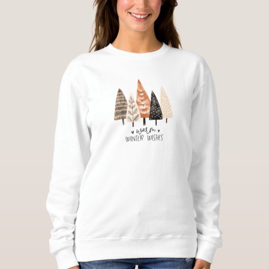Sweatshirt Arbre de Noël hybride (Devant)