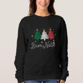 Sweatshirt Arbre de Noël italien Buon Natale (Devant)
